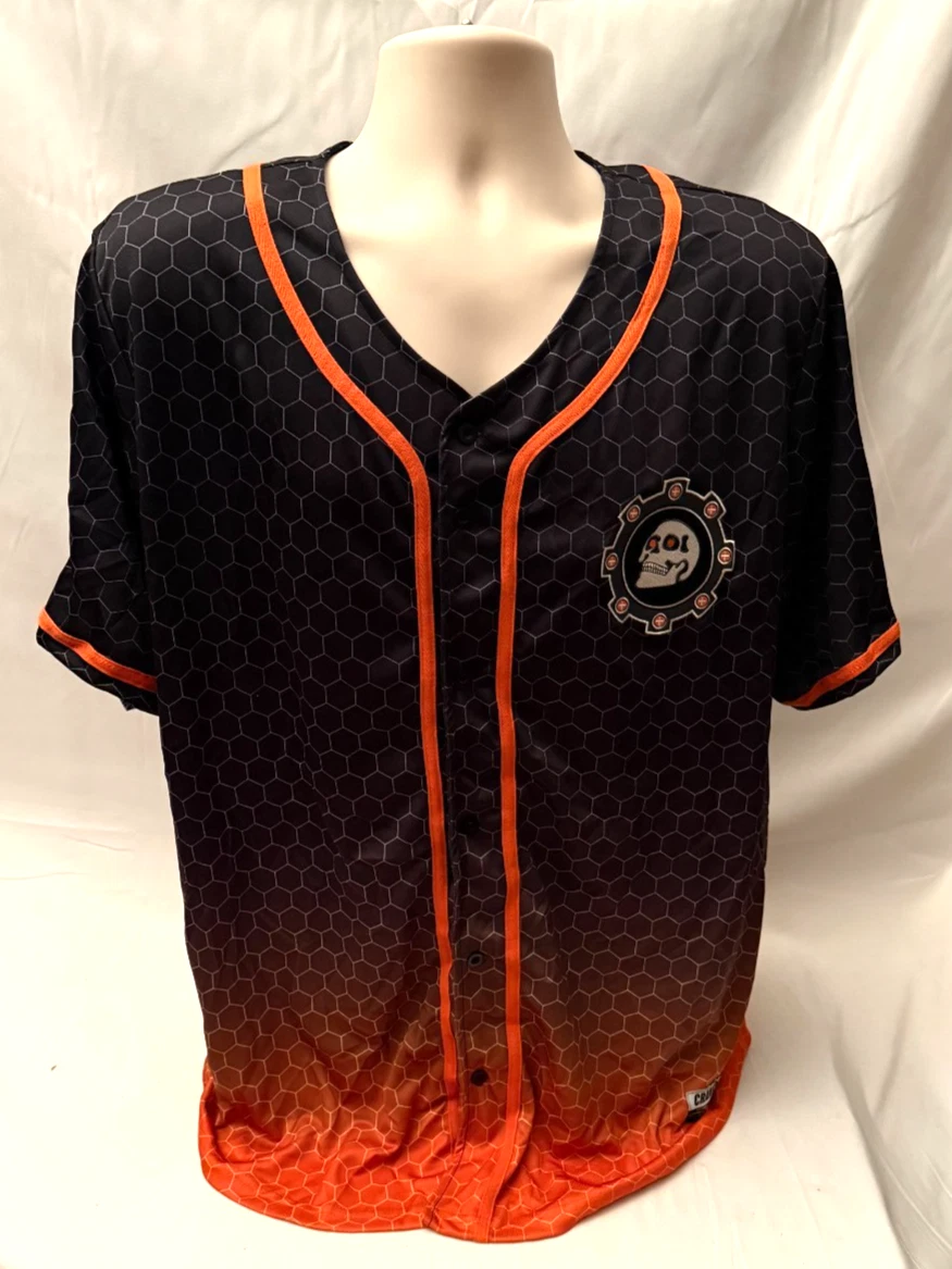 CRANKDAT EDM DJ OFFICIAL EMBROIDERED BASEBALL JERSEY XL EXTRA LARGE COLLECTIBLE MEMORABILIA