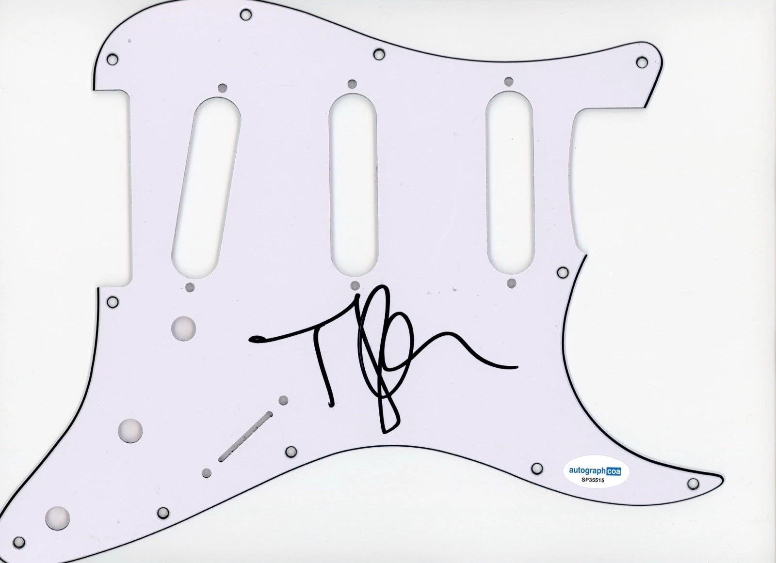 TYLER GLENN NEON TREES SIGNED AUTOGRAPH STRAT GUITAR PICKGUARD ACOA ELECTRIC