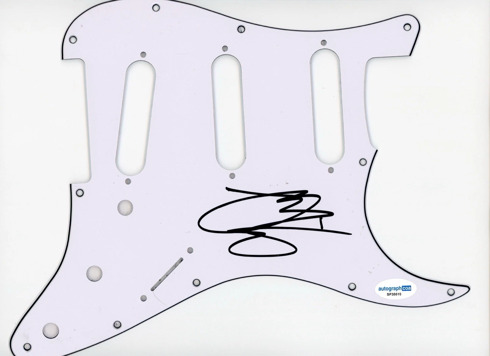 ELIAS SORIANO NONPOINT SIGNED AUTOGRAPH STRAT GUITAR PICKGUARD ACOA ELECTRIC