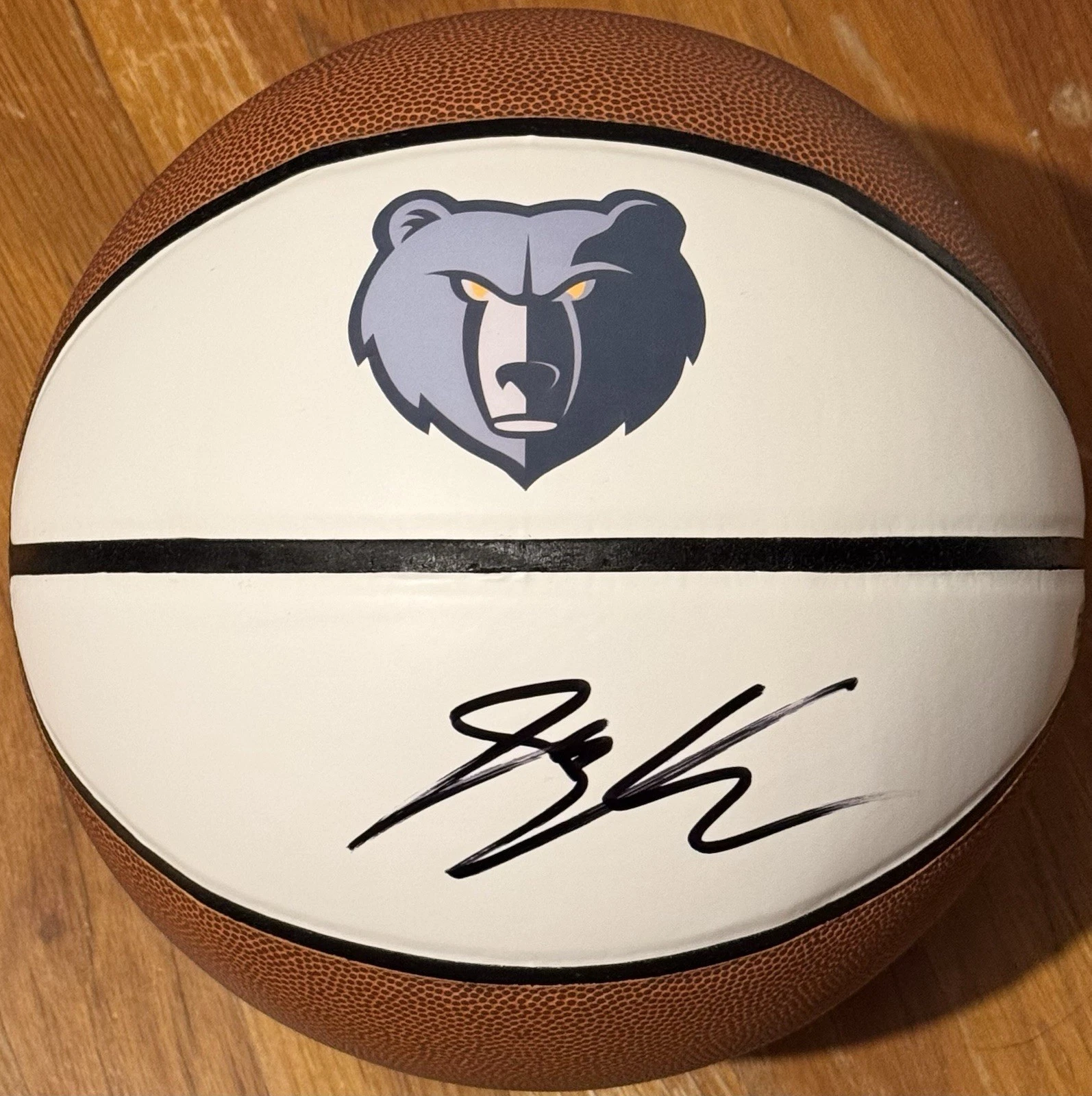 Jaylen Wells Signed Autographed Memphis Grizzles Logo Basketball PSA/DNA COA