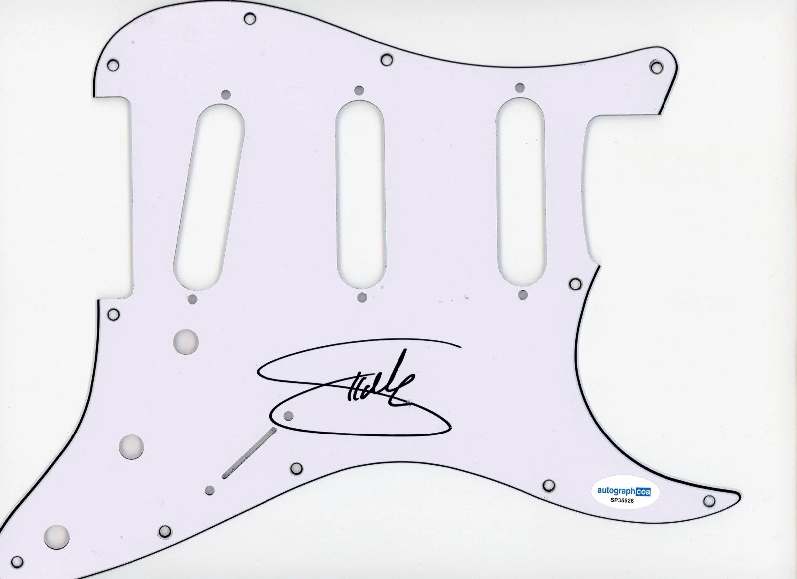 SHAGGY SIGNED AUTOGRAPH STRAT GUITAR PICKGUARD ACOA REGGAE IT WASNT ME
