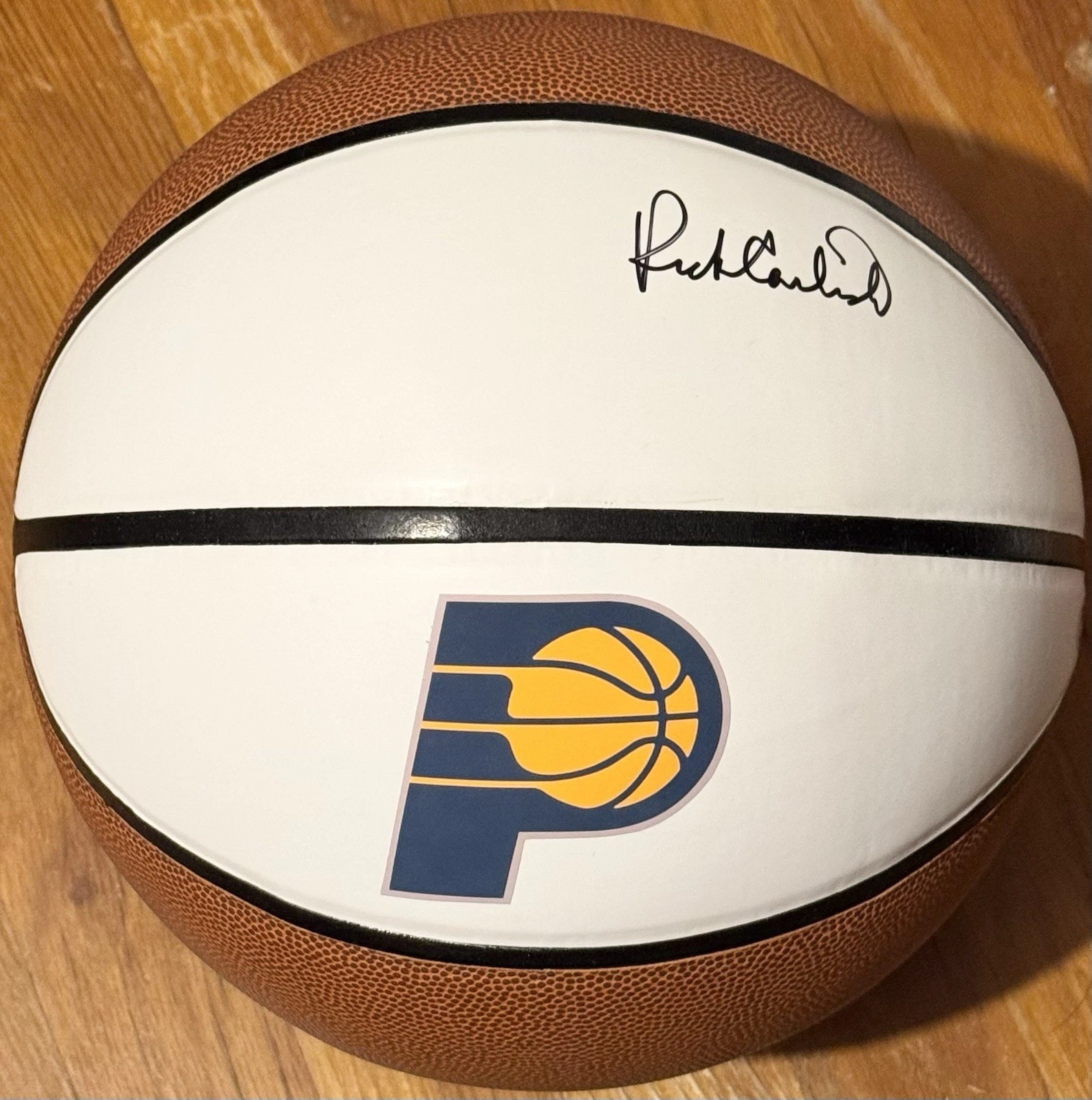 Rick Carlisle Signed Autographed Indiana Pacers Logo Basketball PSA/DNA COA