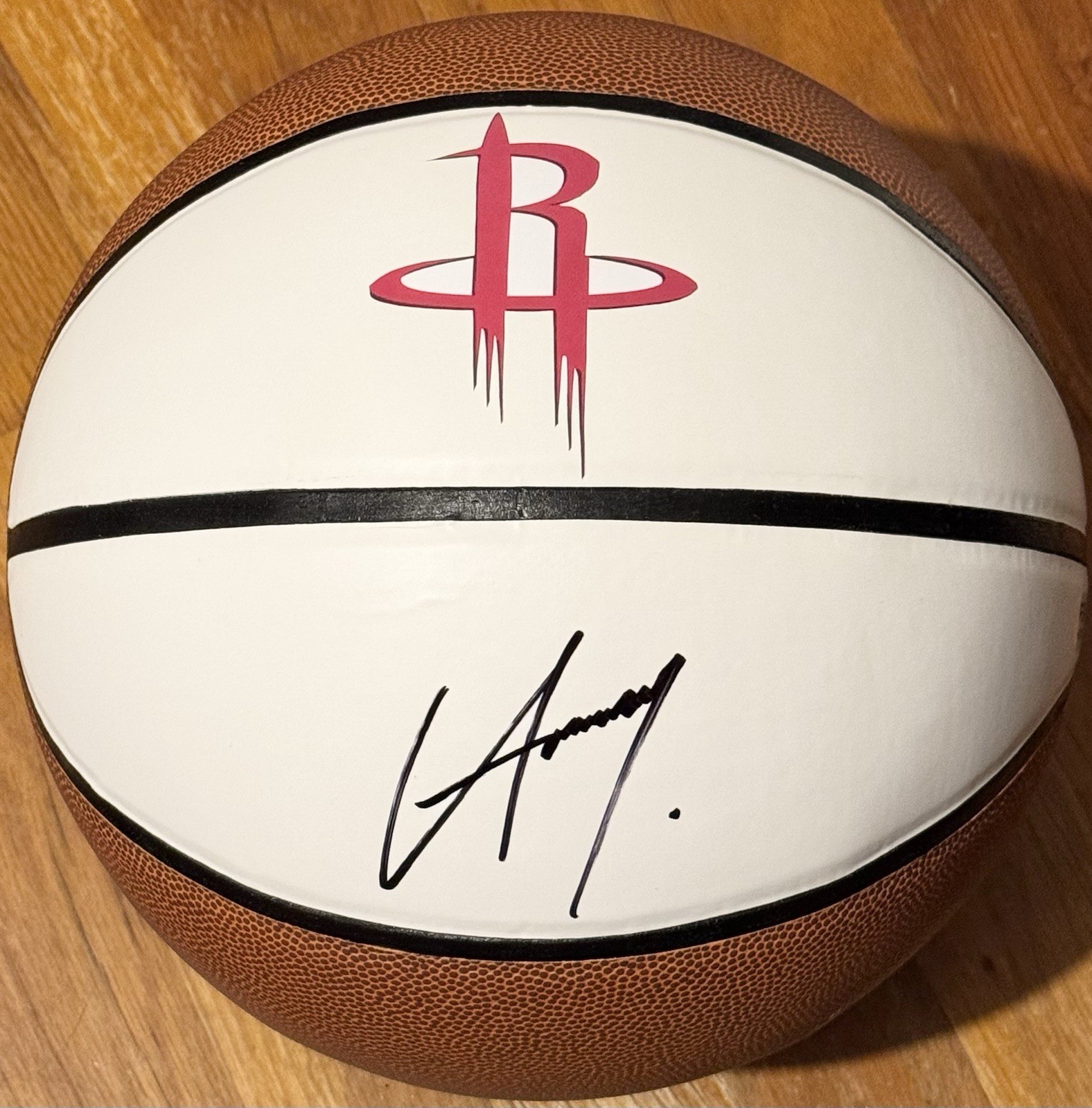 Alperen Şengün Signed Autographed Houston Rockets Logo Basketball PSA/DNA COA