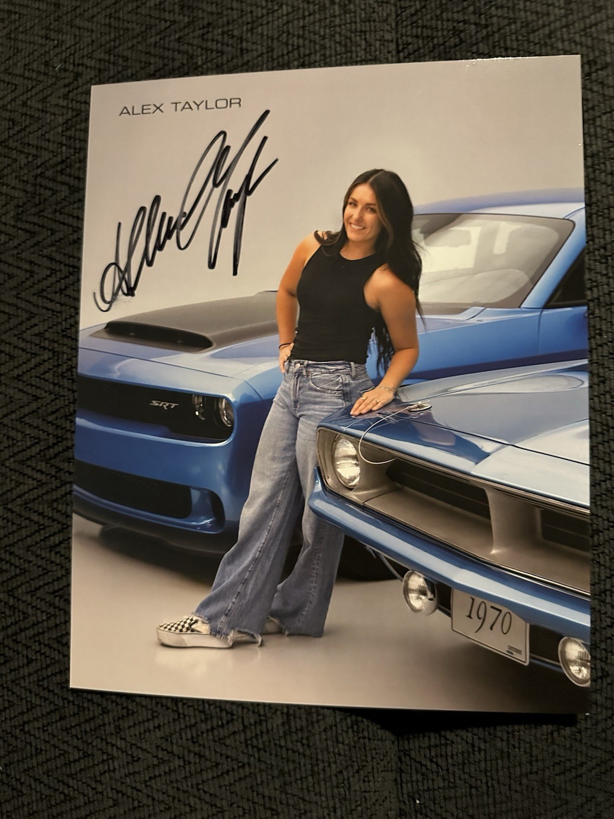 Alex Taylor Signed Promo Card Drag Racing Autographed 2025 Pri Show