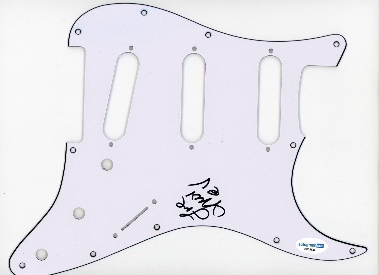 MAXINE JONES EN VOGUE SIGNED AUTOGRAPH STRAT GUITAR PICKGUARD ACOA ELECTRIC