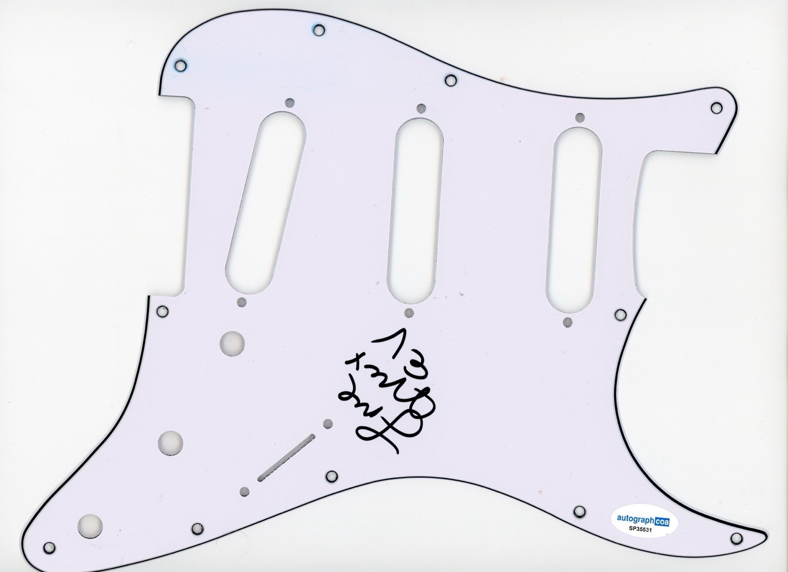 MAXINE JONES EN VOGUE SIGNED AUTOGRAPH STRAT GUITAR PICKGUARD ACOA ELECTRIC