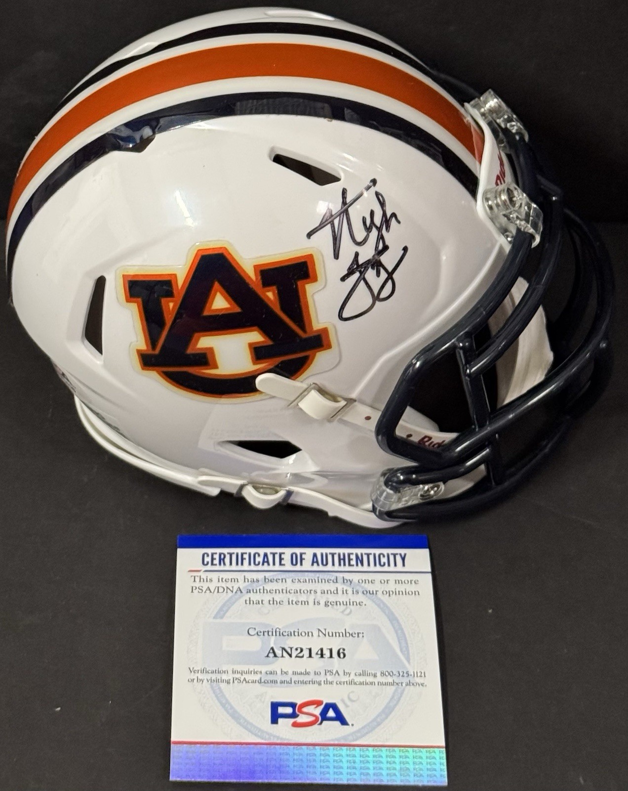Hugh Freeze Signed Autographed Auburn Tigers Mini Helmet PSA/DNA War Eagle
