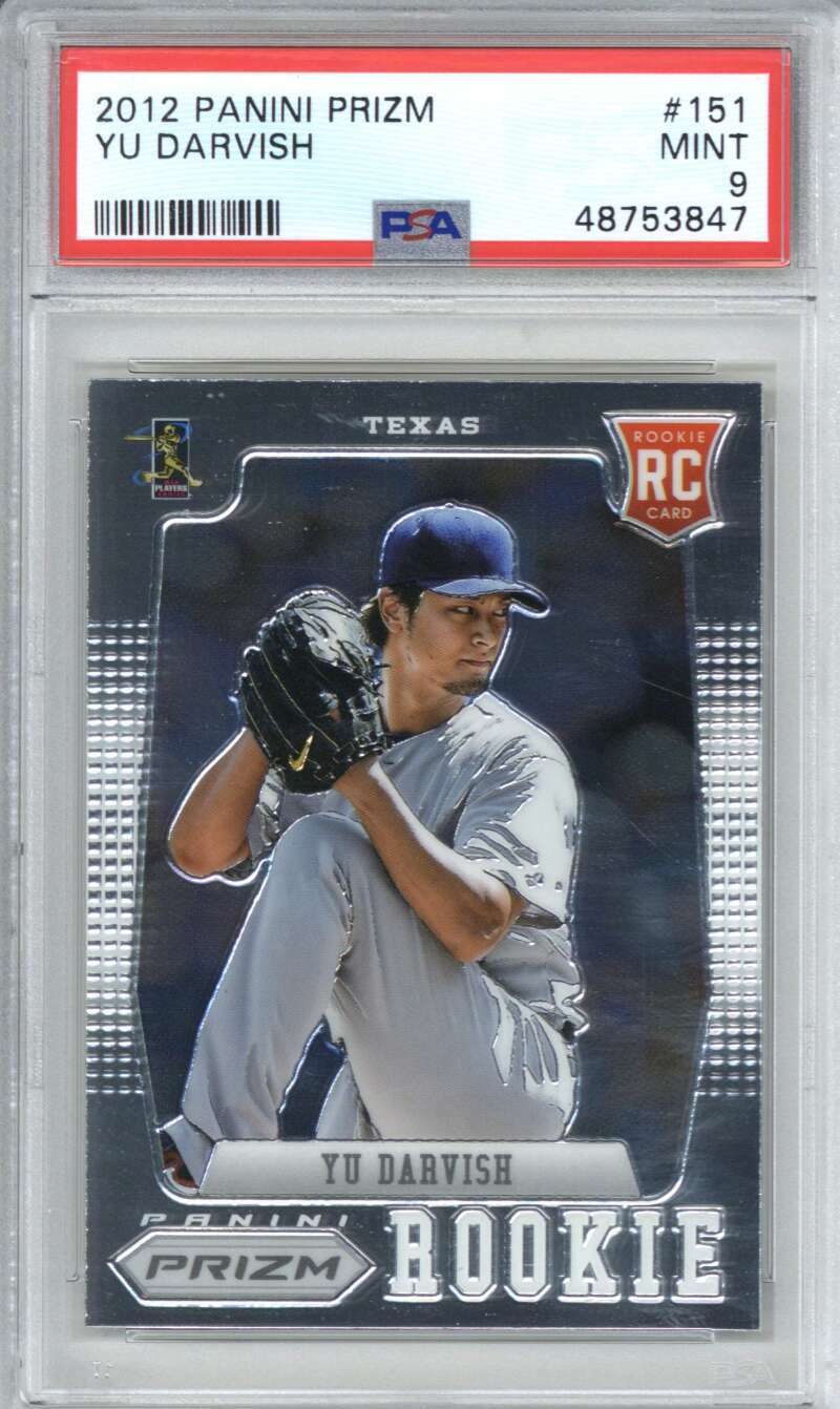 2012 Panini Prizm 151 YU Darvish PSA 9