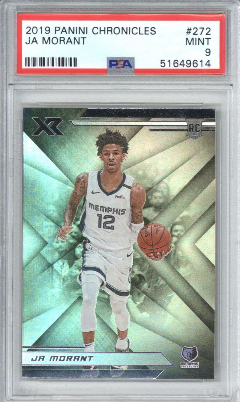 2019 Panini Chronicles 272 JA Morant PSA 9