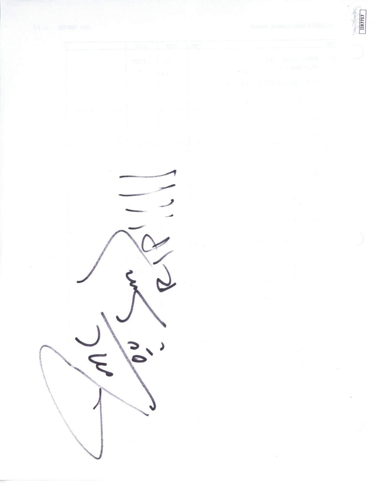 Run-DMC DMC Darryl McDaniels Signed 2003 Billboard Music Awards Setlist JSA