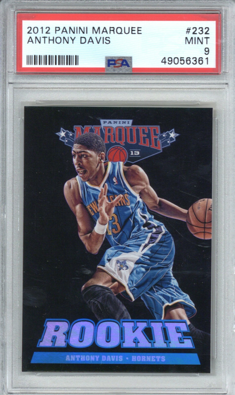 2012 Panini Marquee #232 Anthony Davis PSA 9