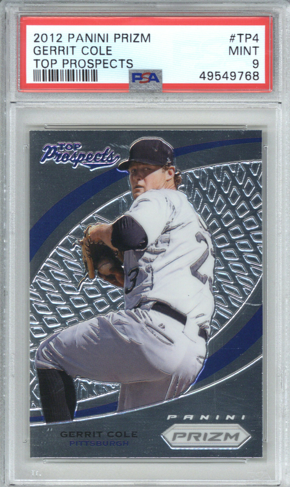 2012 Panini Prizm Top Prospects TP4 Gerrit Cole PSA 9