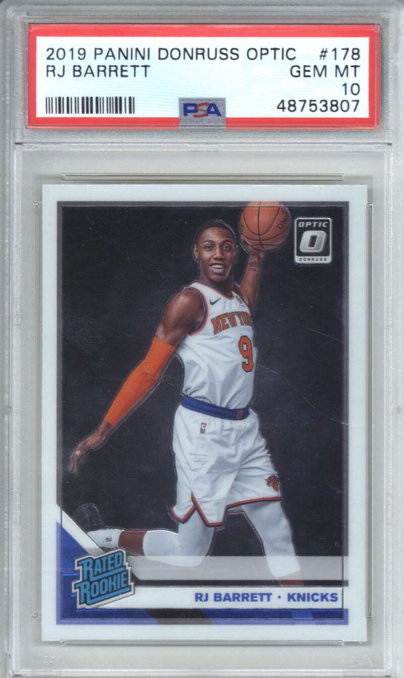 2019 Panini Donruss Optic 178 RJ Barrett PSA 10