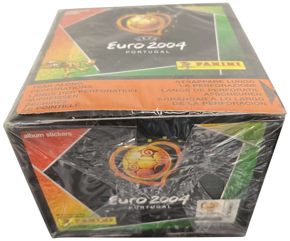 2004 Panini UEFA Euro Portugal Sticker Box Factory Sealed