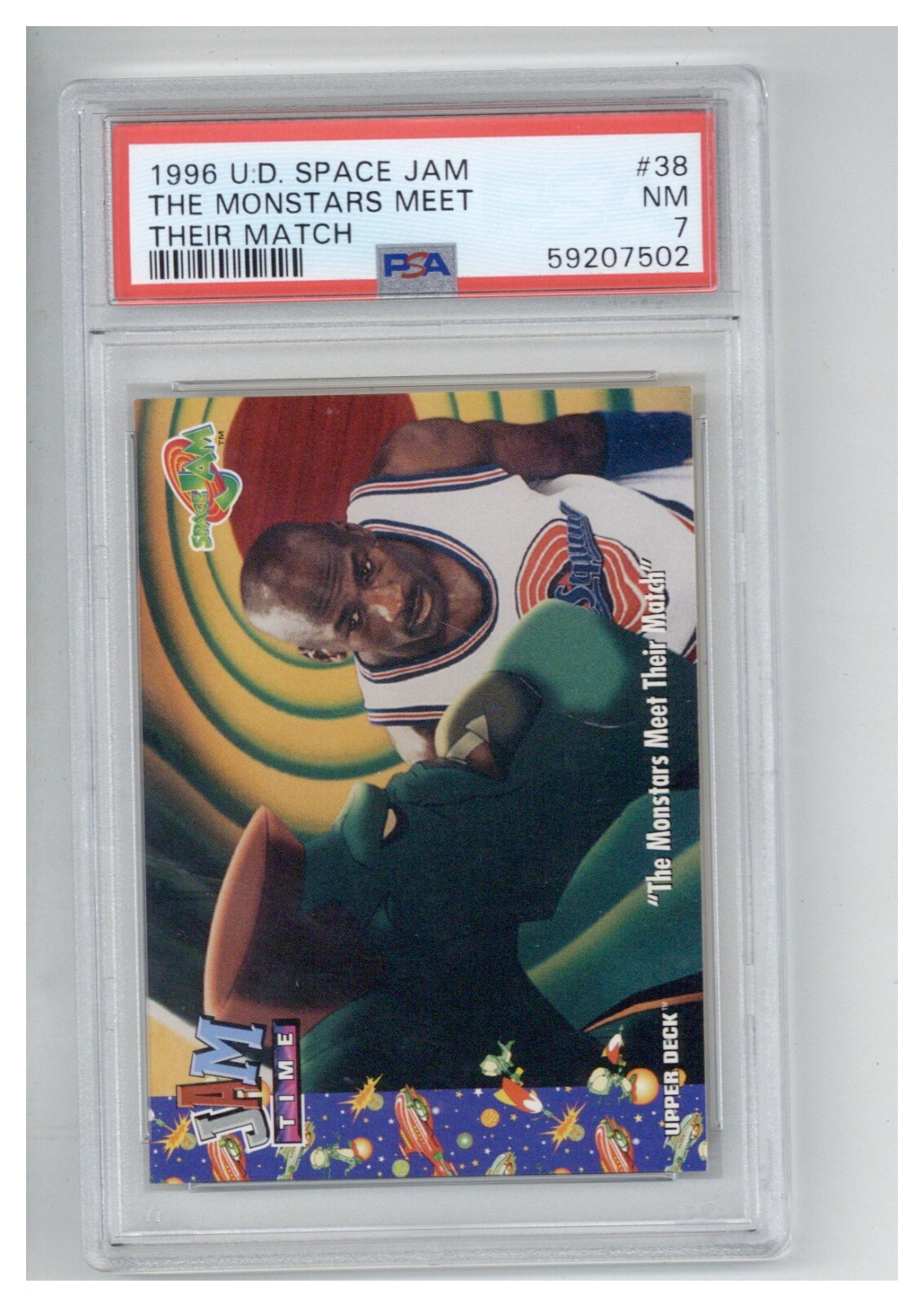 1996 Upper Deck Space Jam 38 the Monstars Meet Their Match PSA 7
