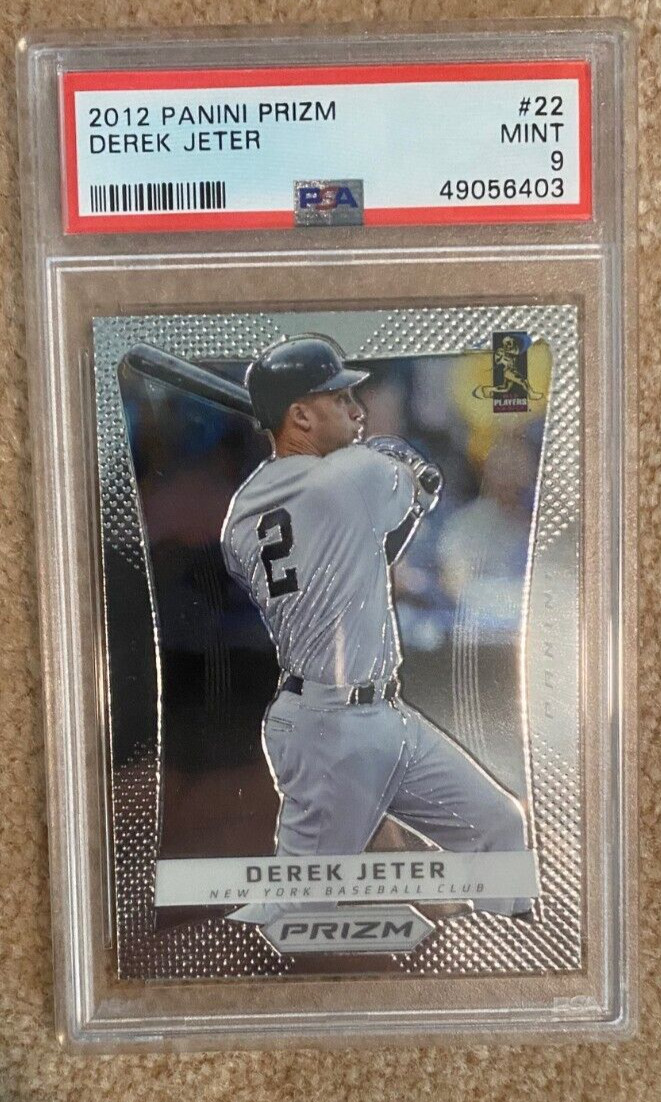 2012 Panini Prizm Derek Jeter PSA 9