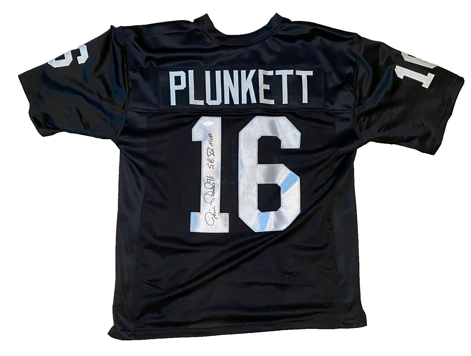 Jim Plunkett Signed SB XV MVP Raiders Jersey JSA