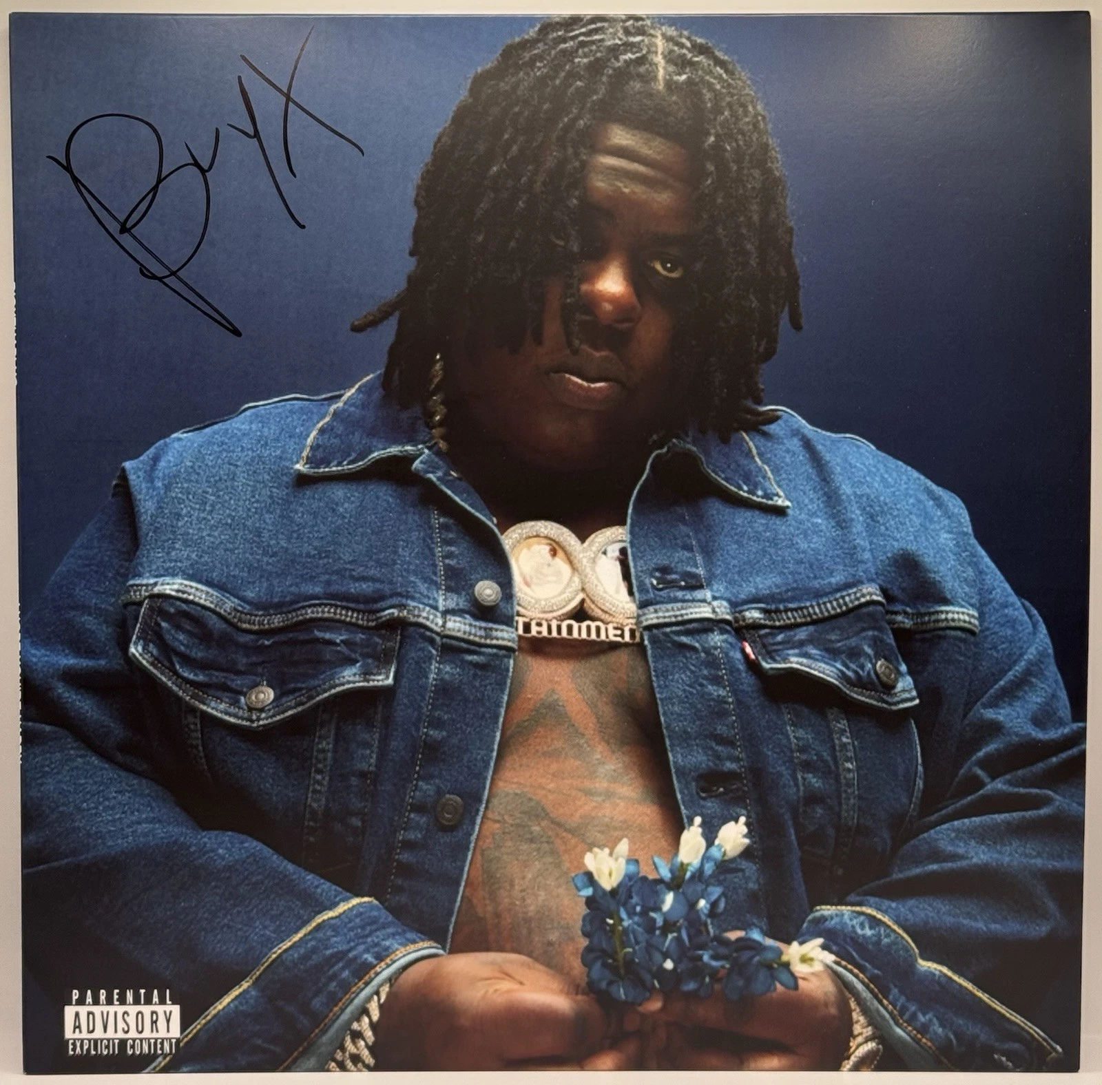 BIGXTHAPLUG SIGNED AUTOGRAPHED I HOPE YOU'RE HAPPY VINYL LP RECORD JSA COA