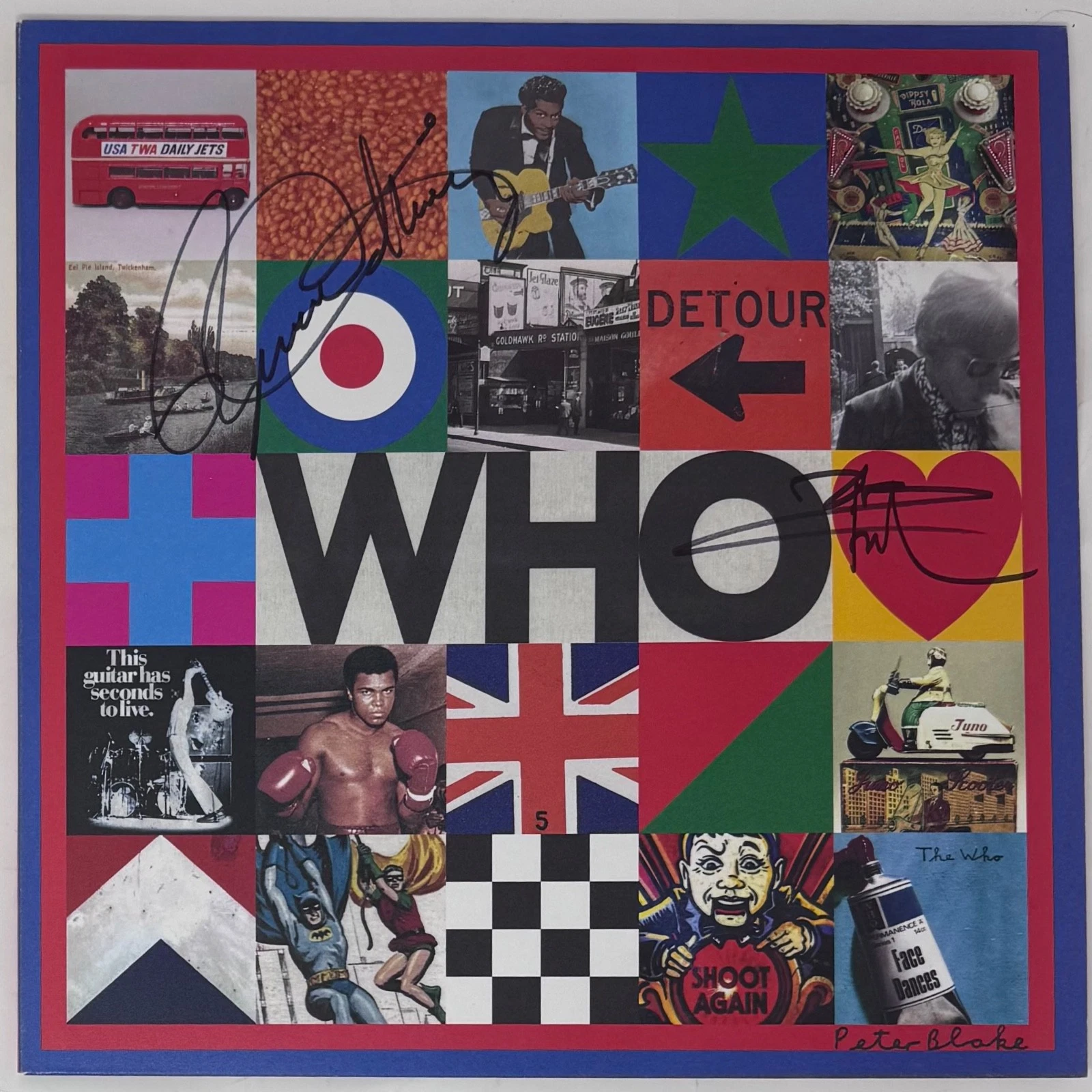 THE WHO Signed Roger Daltrey Pete Townshend Autograph Detour Vinyl Album Beckett