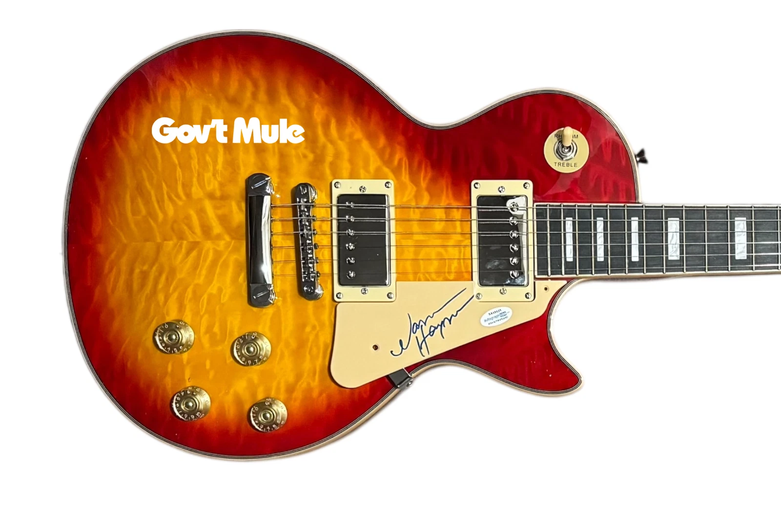 Warren Haynes Gov't Mule Signed Electric Guitar Autograph Allman Brothers ACOA