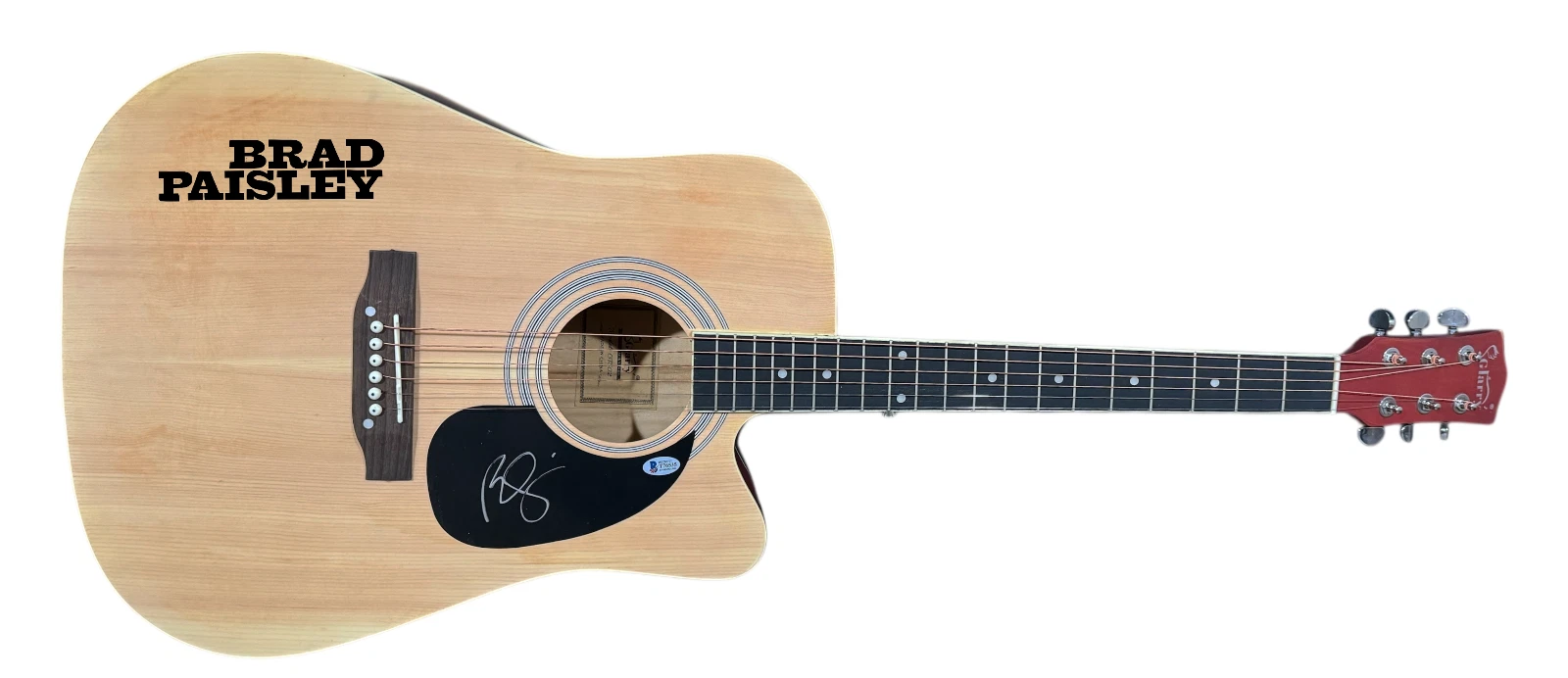 Brad Paisley Signed Acoustic Guitar Full Size Autograph Country Star Beckett COA