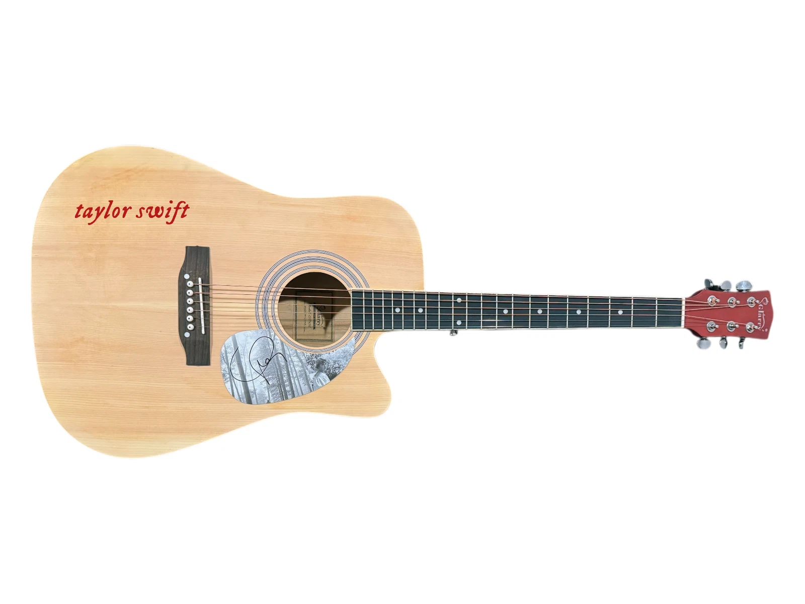 Taylor Swift Signed Autograph Full Size Acoustic Guitar Folklore 1989 TTPD ACOA