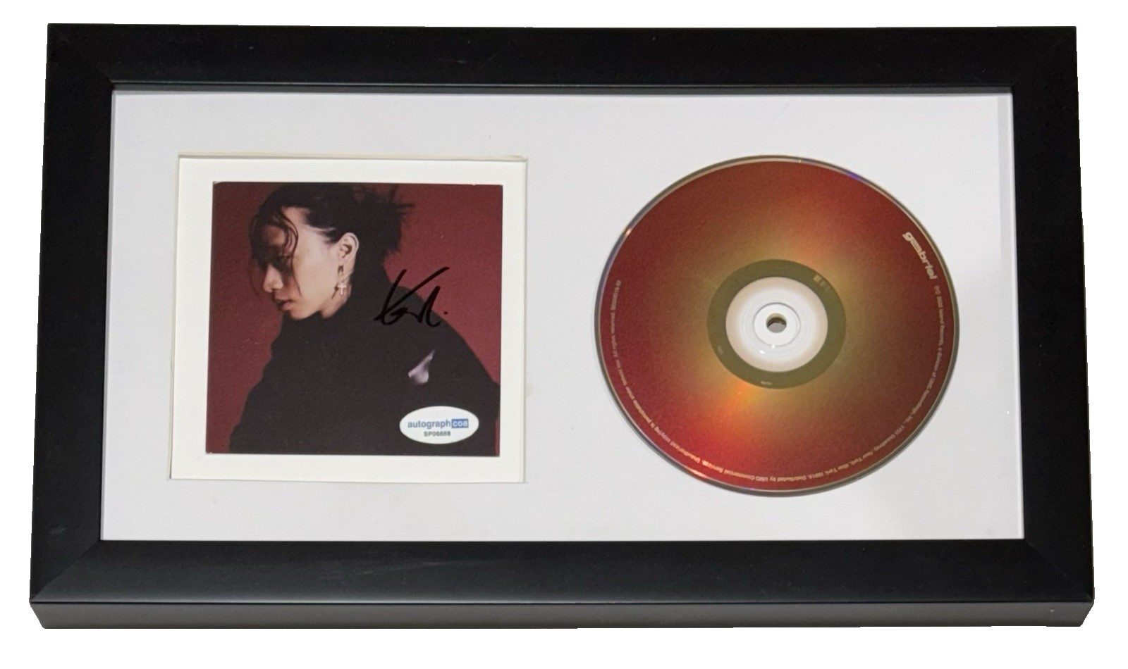 Keshi Signed Gabriel CD Framed Display Autograph Musician Singer ACOA COA