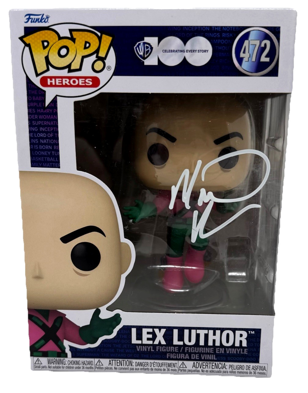 Michael Rosenbaum Signed Lex Luthor Funko Pop Smallville Autograph ACOA COA