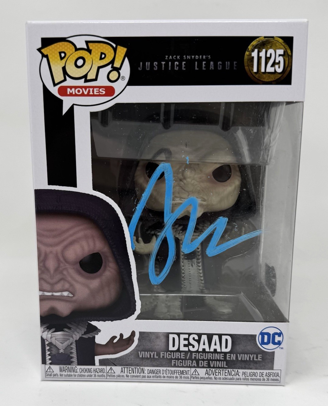 ZACK SNYDER SIGNED JUSTICE LEAGUE DESAAD FUNKO POP #1125 AUTOGRAPH BECKETT COA COLLECTIBLE MEMORABILIA