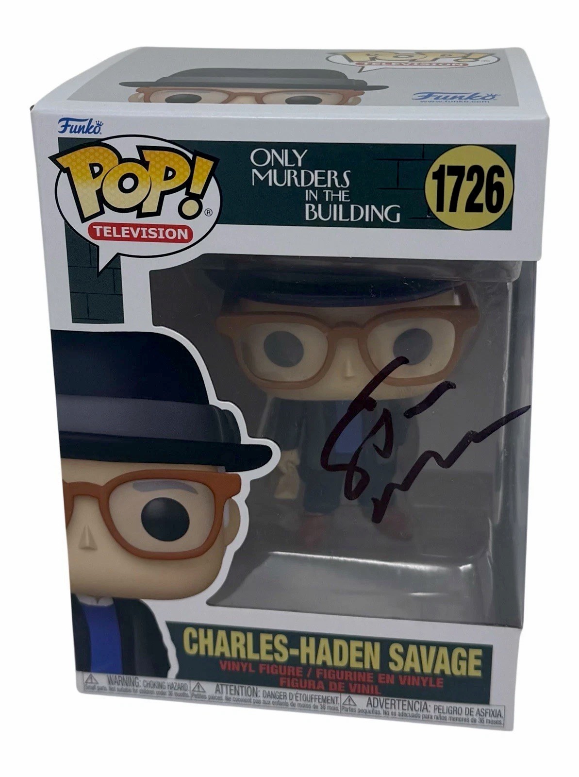 Steve Martin Signed Only Murders in the Building Charles-Haden Savage Funko BAS