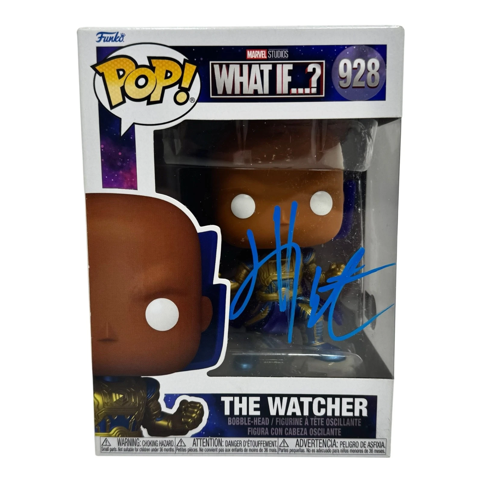 Jeffrey Wright Signed The Watcher Funko Pop Marvel What If...? Autograph BAS COA