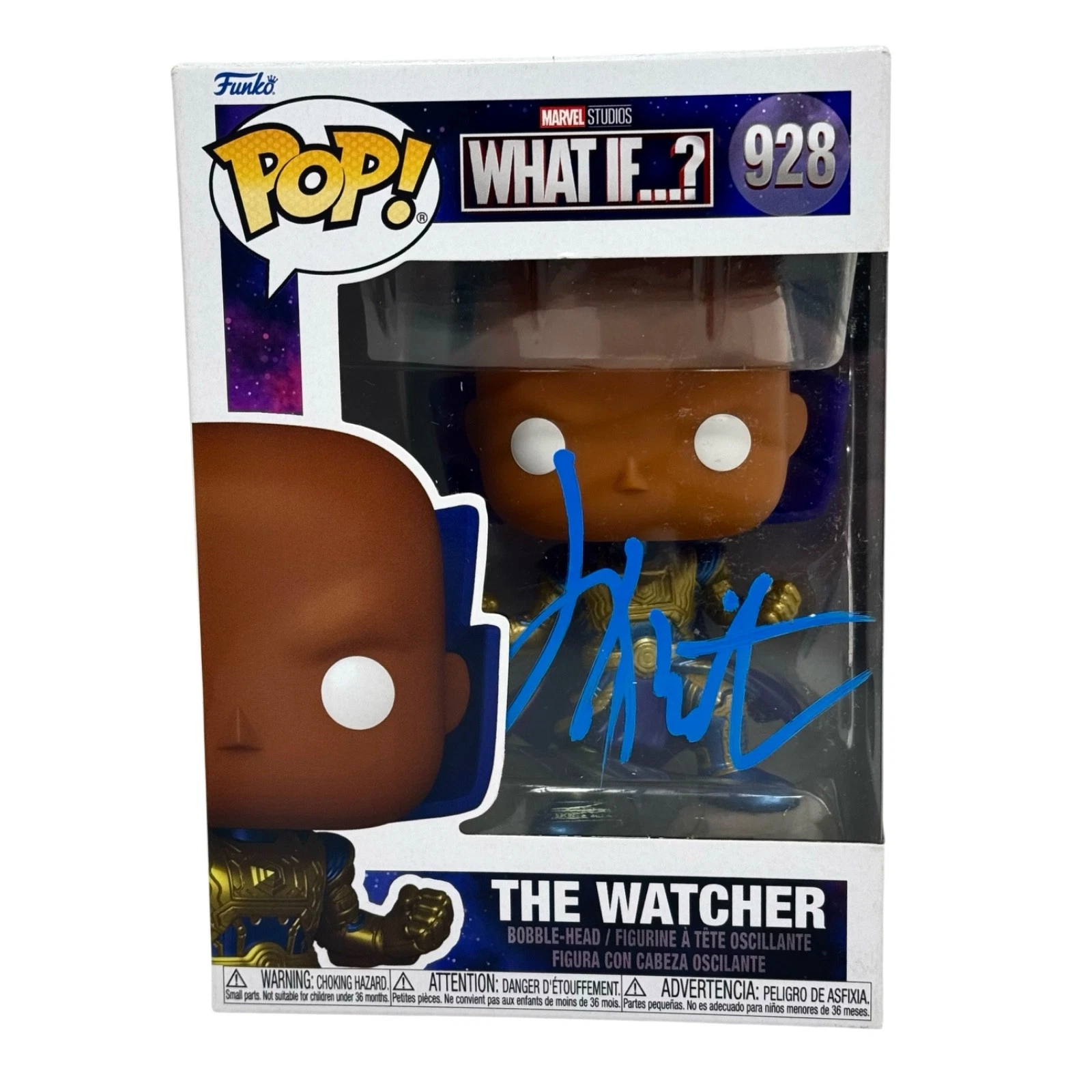 Jeffrey Wright Signed The Watcher Funko Pop Marvel What If...? Autograph BAS COA