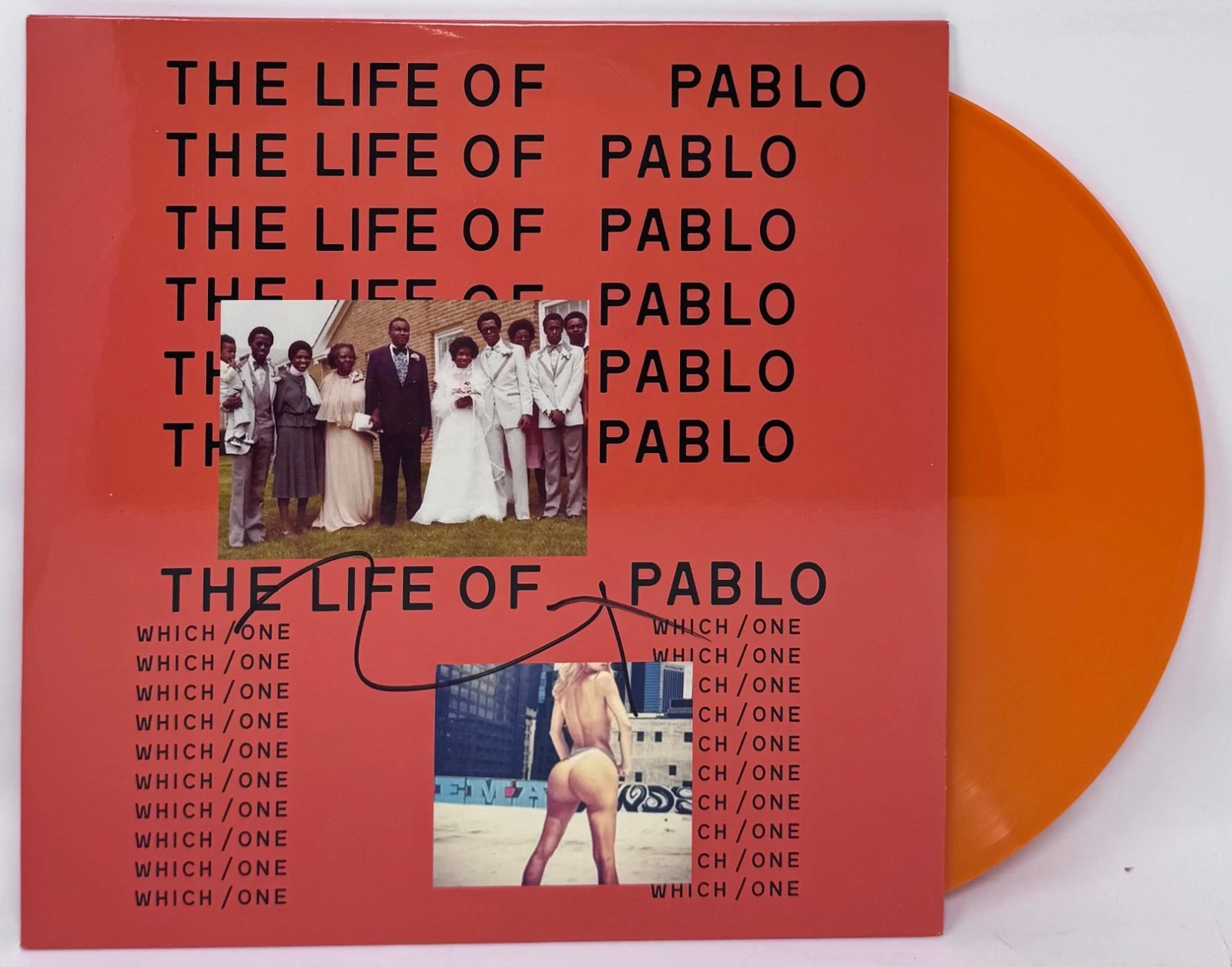 Kanye West Signed Autograph The Life of Pablo Vinyl Record Album LP Ye ACOA COA