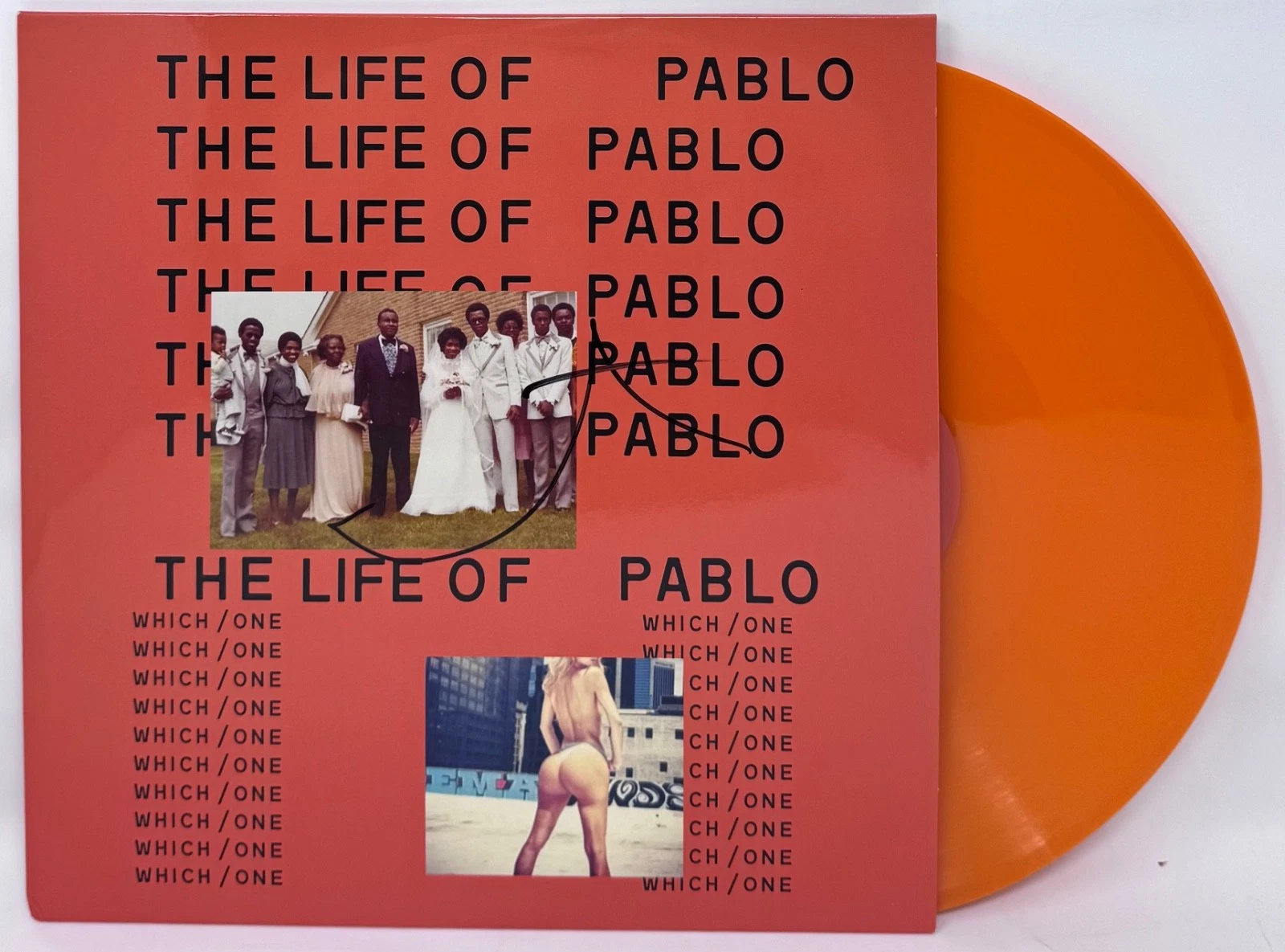 Kanye West Signed Autograph The Life of Pablo Vinyl Record Album LP Ye ACOA COA