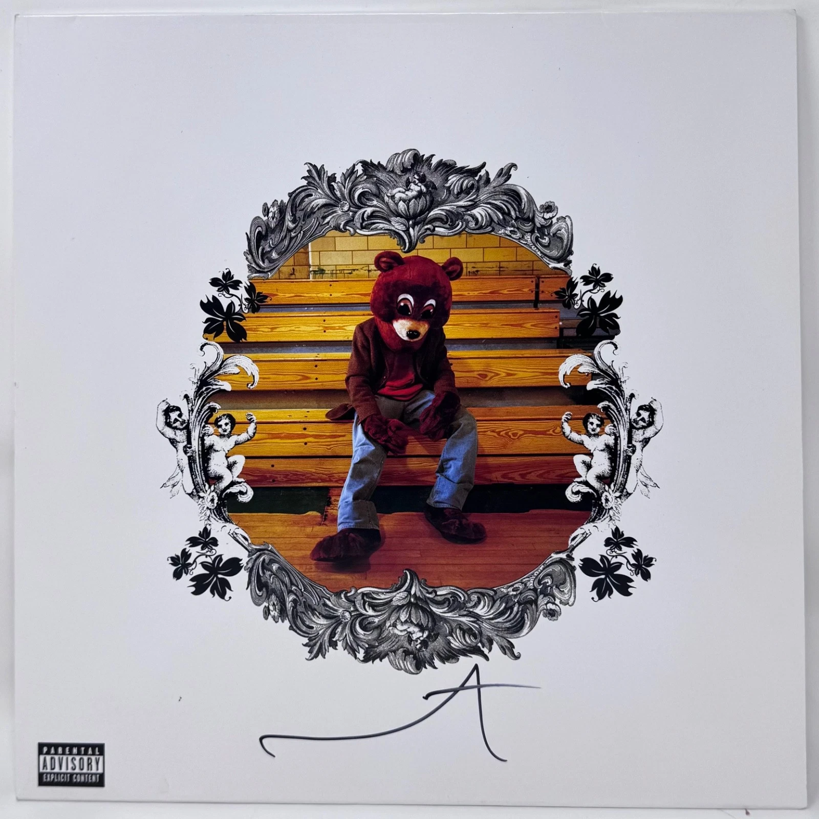 Kanye West Signed The College Dropout Vinyl Record LP White Cover Autograph ACOA