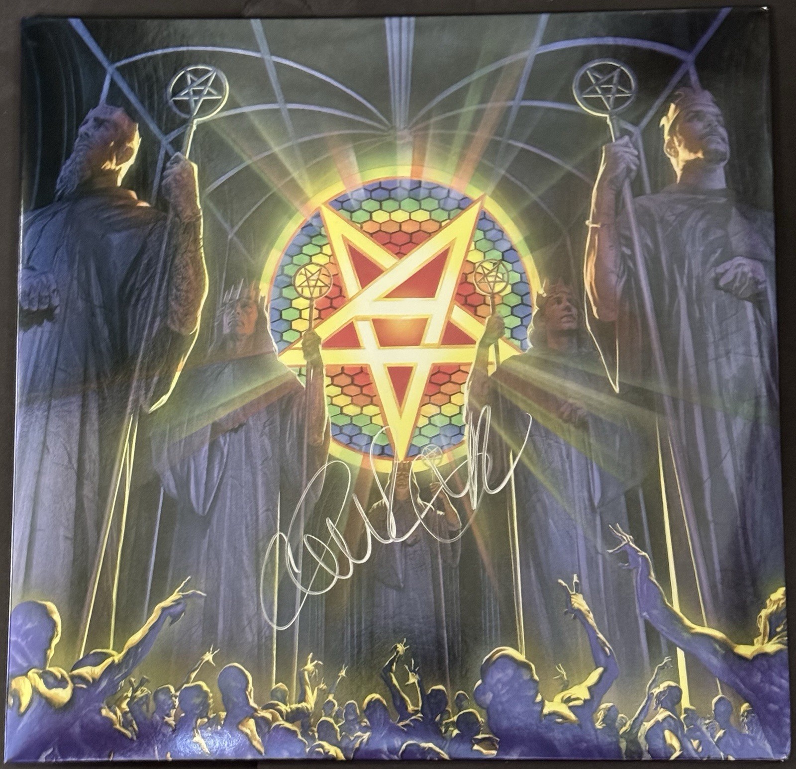 Charlie Benante Signed Autographed Anthrax For All Kings Vinyl Record JSA COA
