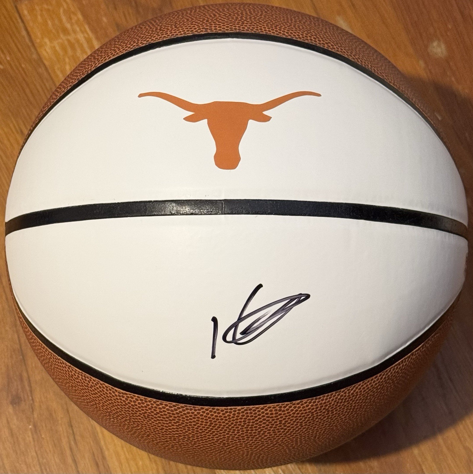 Kevin Durant Signed Autographed Texas Longhorns Logo Basketball PSA/DNA COA