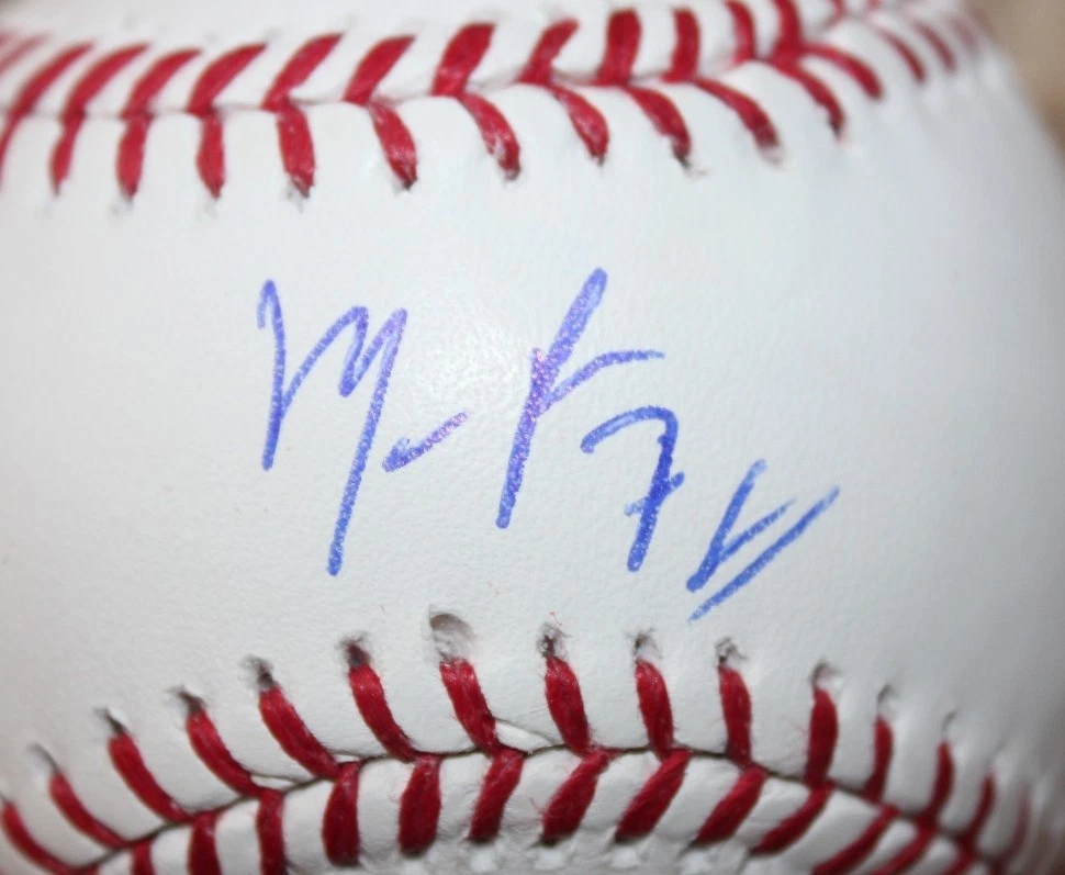 MAIKEL FRANCO SIGNED RAWLINGS MLB MAJOR LEAGUE BASEBALL PHILLIES KC ROYALS COA