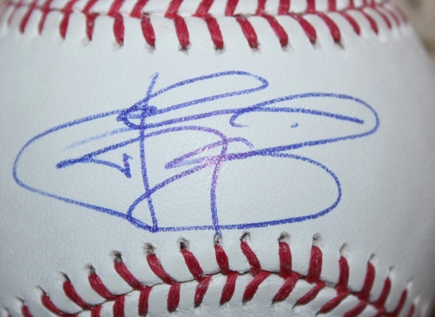 JOHNNY MANZIEL SIGNED RAWLINGS MLB BASEBALL TEXAS A&M HEISMAN WINNER COA