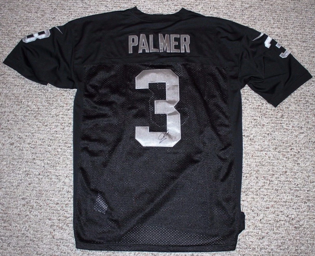 CARSON PALMER SIGNED OAKLAND RAIDERS JERSEY COA