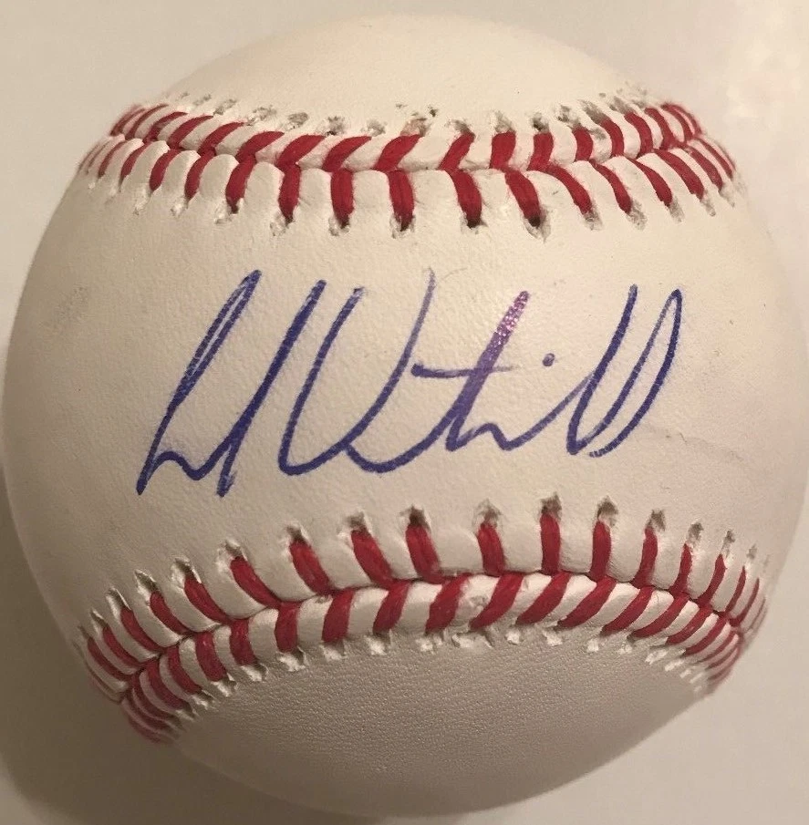 CAL QUANTRILL SIGNED RAWLINGS MLB MAJOR LEAGUE BASEBALL PADRES COA