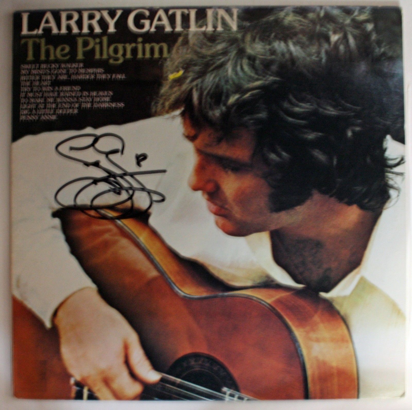 Larry Gatlin Signed Album Record LP JSA