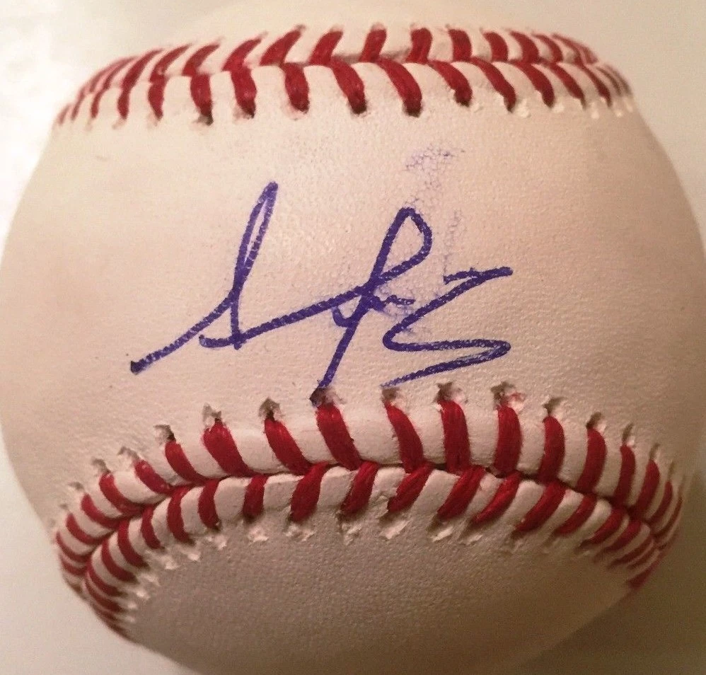 ALEX REYES SIGNED RAWLINGS MLB BASEBALL ST LOUIS CARDINALS COA