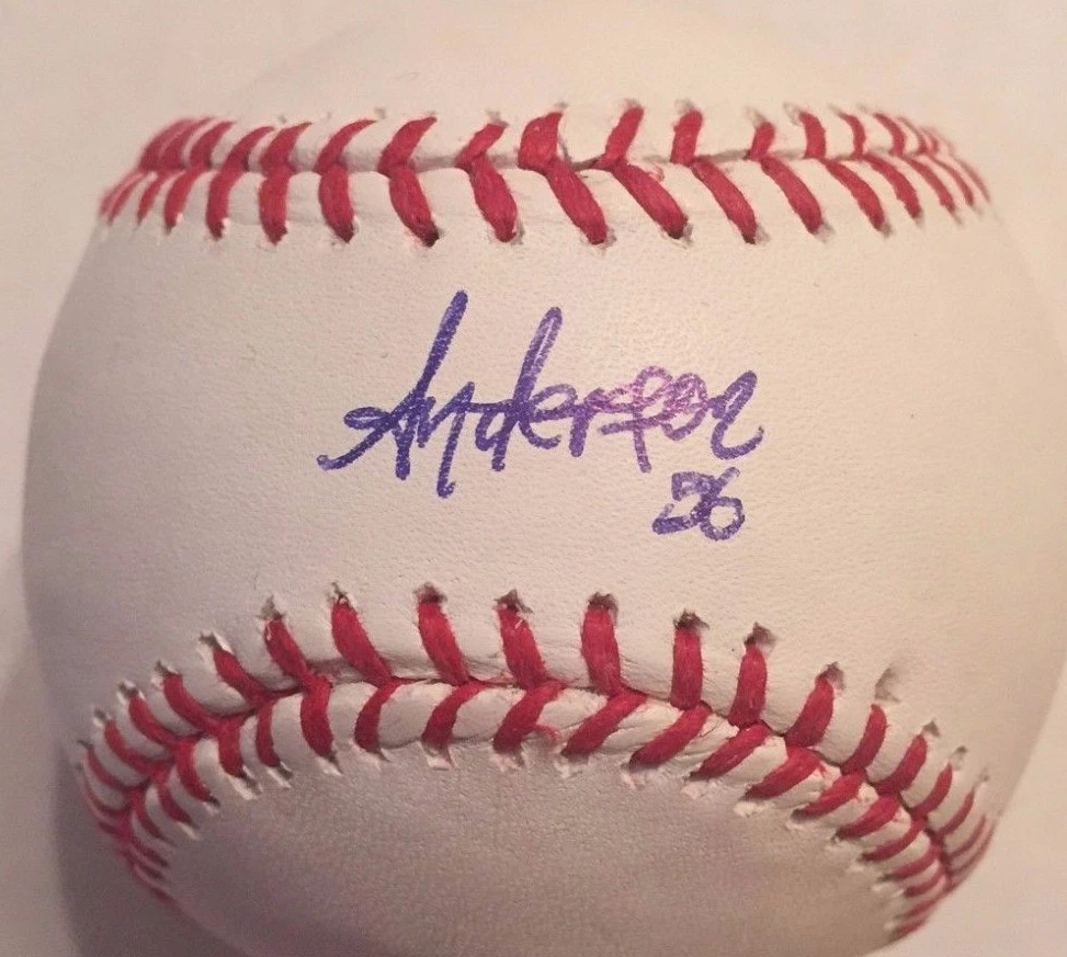 ANDERSON ESPINOZA SIGNED RAWLINGS MLB BASEBALL SAN DIEGO PADRES COA