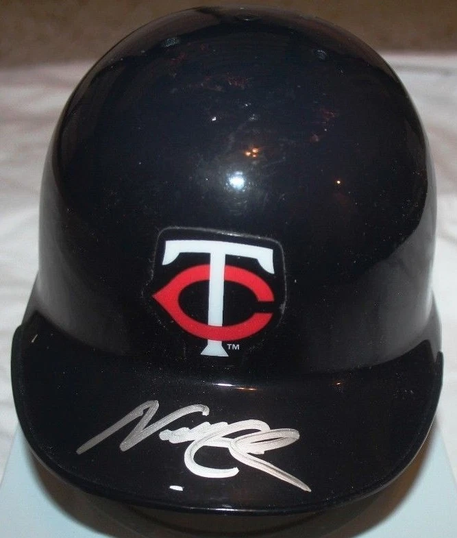 NICK GORDON SIGNED MINNESOTA TWINS MINI HELMET COA