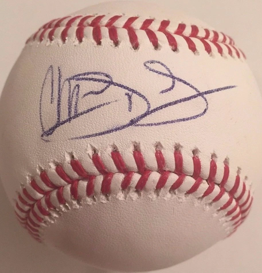 CHRISTIN STEWART SIGNED RAWLINGS MLB MAJOR LEAGUE BASEBALL DETROIT TIGERS COA