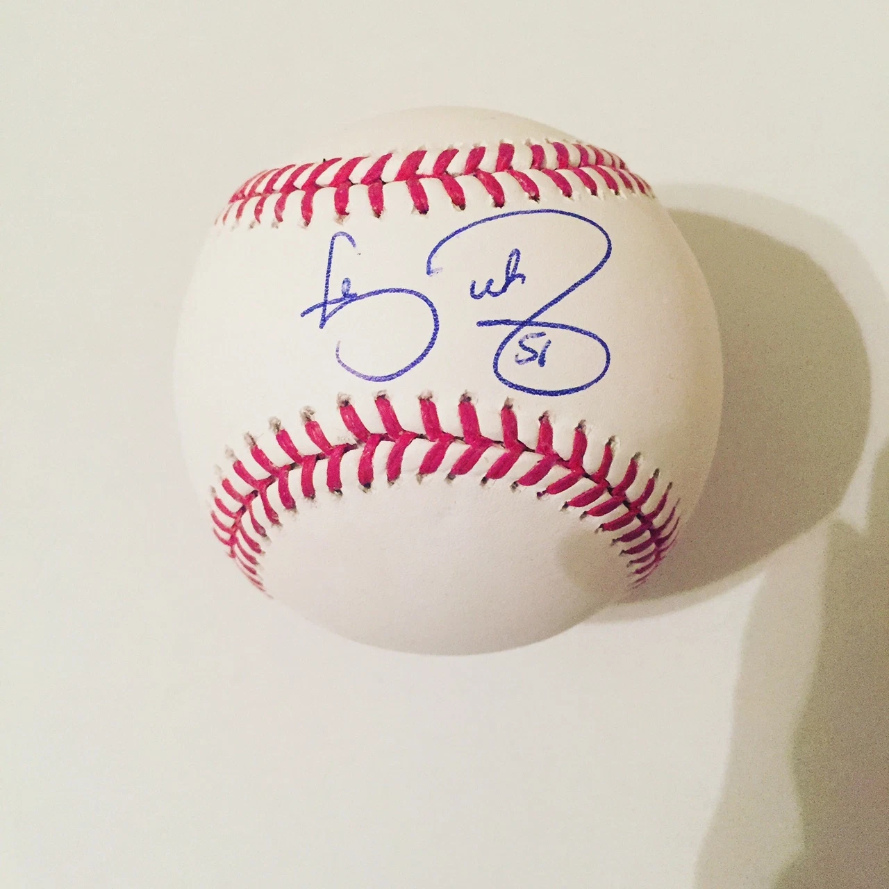 CARSON FULMER SIGNED RAWLINGS MLB BASEBALL CHICAGO WHITE SOX COA