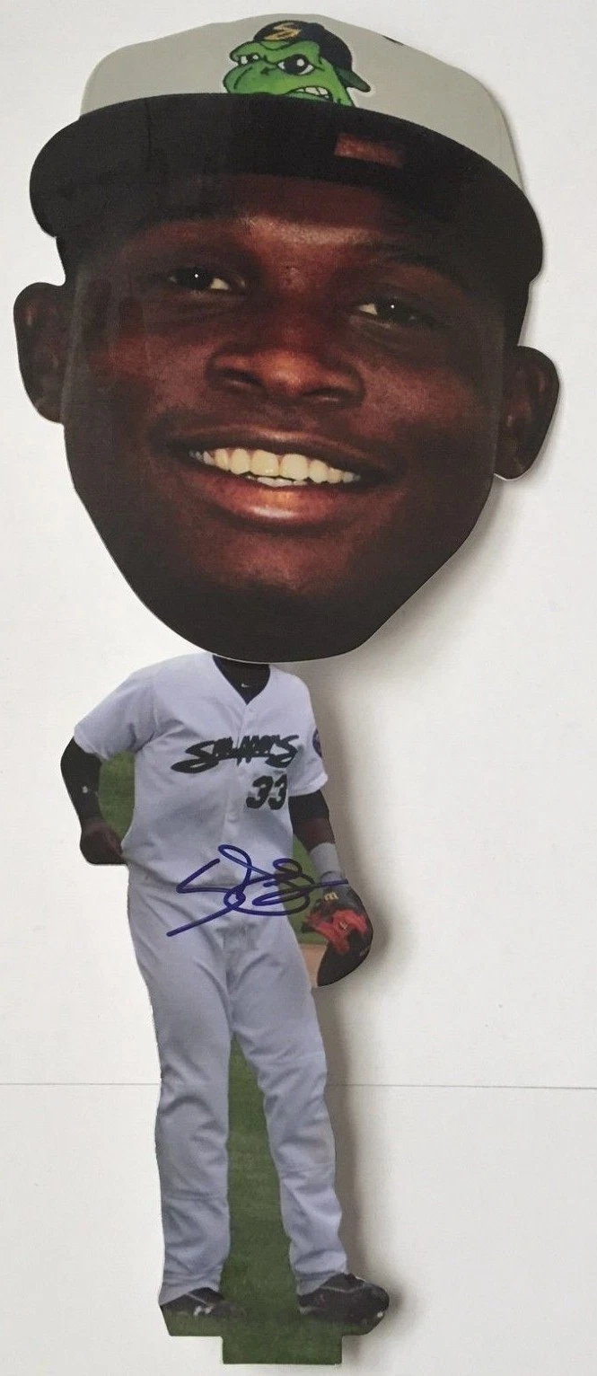 MIGUEL SANO SIGNED BELOIT SNAPPERS SGA WOBBLEHEAD MINNESOTA TWINS RARE COA