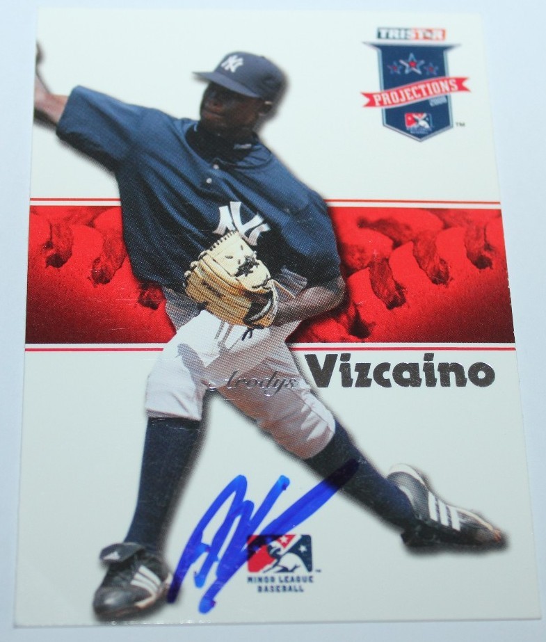 Arodys Vizcaino signed 2008 Tristar Projections Rookie card auto