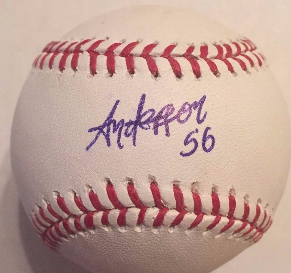 ANDERSON ESPINOZA SIGNED RAWLINGS MLB BASEBALL SAN DIEGO PADRES COA